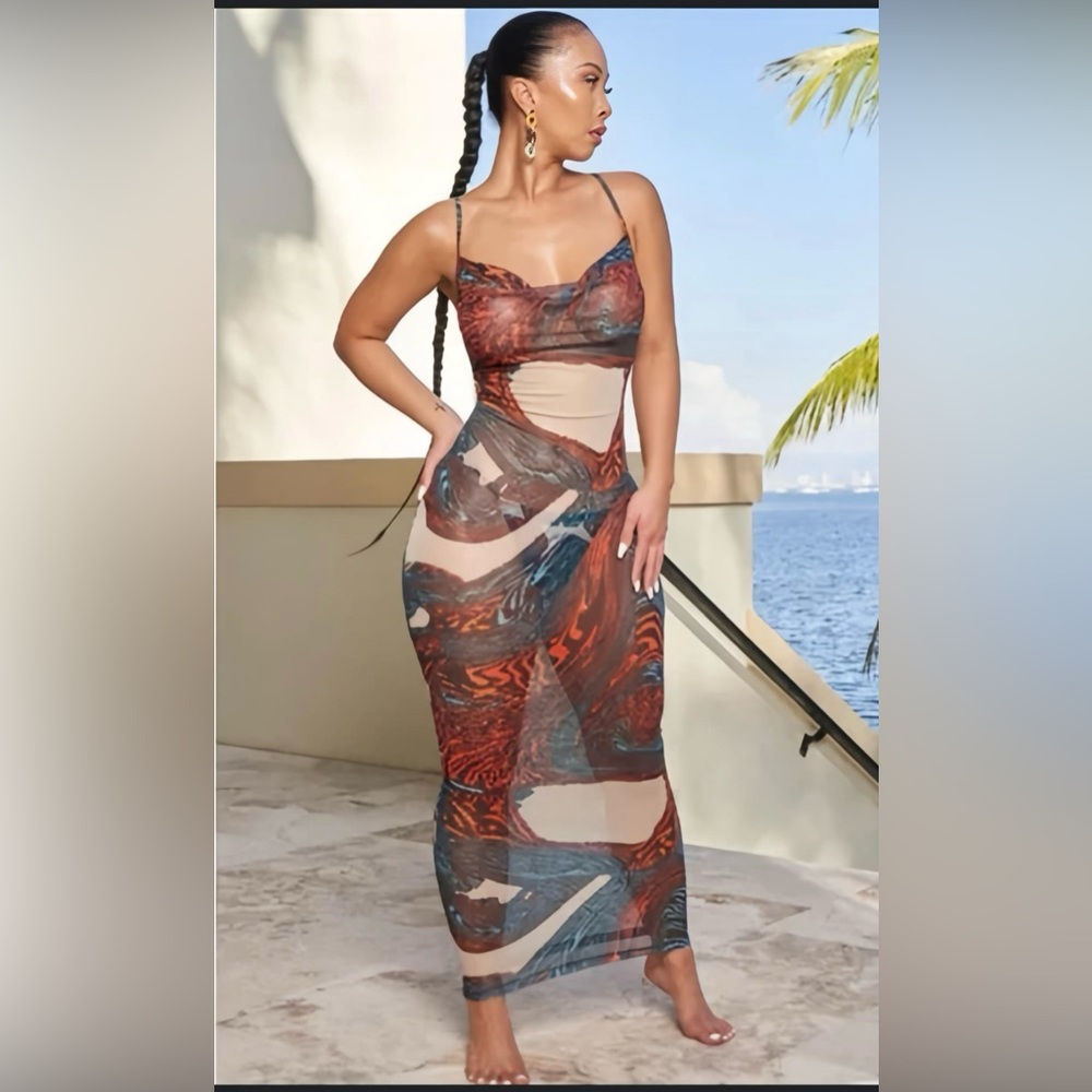 ICON SWIM Chic Multicolor Swim Coverup